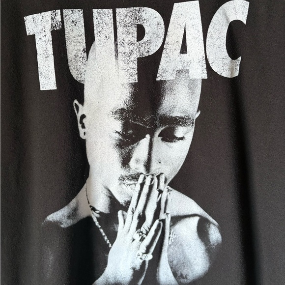 Black 2Pac tee (modern) - Picture 3 of 4